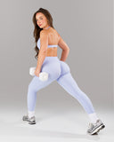 Pump Mid Rise Legging - Skyline