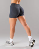 Pump Mid Rise Short - Dusty Navy w/ Logo