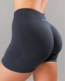 Pump Mid Rise Short - Dusty Navy w/ Logo