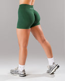 Pump Mid Rise Short - Court Green w/ Logo