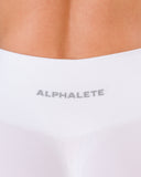 Pump Mid Rise Short - White