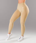 Pump Mid Rise Legging - Sahara