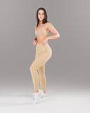 Pump Mid Rise Legging - Sahara