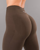 Pump Mid Rise Legging - Espresso