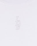 LDB Oversized Crop Tee - Optic White