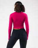 KDM LS Zip Bra - Berry