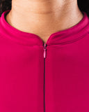 KDM LS Zip Bra - Berry