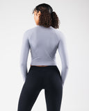 KDM LS Zip Bra - Mist