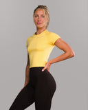 Baby Tee - Canary Yellow