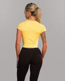 Baby Tee - Canary Yellow