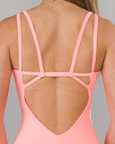 Lina Bodysuit - Neon Coral
