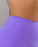 Dip Back Mid Rise Short - Ultraviolet