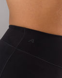 Dip Back Mid Rise Legging - Black