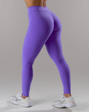 Dip Back Mid Rise Legging - Ultraviolet