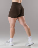 Pump Mid Rise Short - Espresso