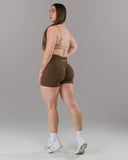 Pump Mid Rise Short - Espresso