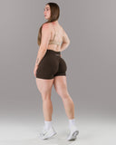 Pump Mid Rise Short - Espresso