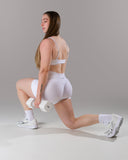 Pump Mid Rise Short - White