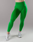Pump Mid Rise Legging - Emerald Green