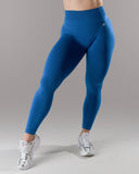 Pump Mid Rise Legging - Palace Blue