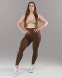 Pump Mid Rise Legging - Espresso