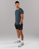 Rolled Muscle Tee - Navy