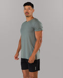 Rolled Muscle Tee - Grey
