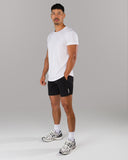 Rolled Muscle Tee - White