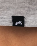 OT Oversized Crop Tee - Light Heather Grey