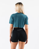 OT Oversized Crop Tee - Titan