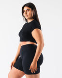 OT Crop Tee - Black