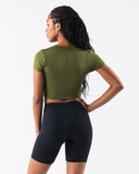 OT Crop Tee - Verbena