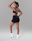 Amplify Open Back Bra - Black