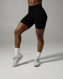 Pump Mid Rise Biker Short - Black