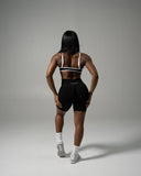 Pump Mid Rise Biker Short - Black