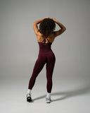 Pump High Rise Legging - Merlot