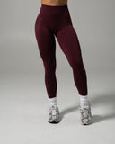 Pump High Rise Legging - Merlot