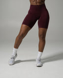 Pump Mid Rise Biker Short - Merlot