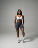 Pump Mid Rise Biker Short - Thunderstorm