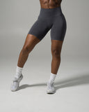 Pump Mid Rise Biker Short - Thunderstorm