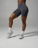 Pump Mid Rise Biker Short - Thunderstorm