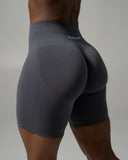 Pump Mid Rise Biker Short - Thunderstorm