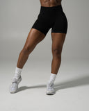 Pump Mid Rise Short - Black