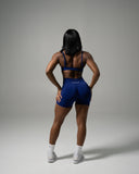 Pump Mid Rise Short - Indigo
