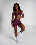 Pump Mid Rise Short - Mulberry