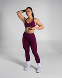 Pump High Rise Legging - Mulberry