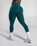 Pump Mid Rise Legging - Dark Teal