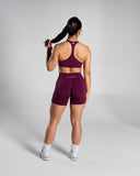 Pump High Rise Short - Mulberry