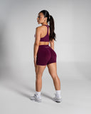 Pump High Rise Short - Mulberry