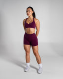 Pump High Rise Short - Mulberry